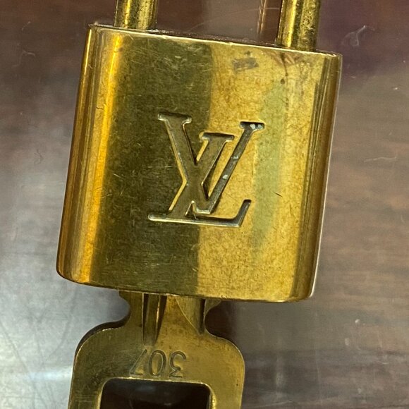 Louis Vuitton Gold Padlock with Key - Picture 1 of 5
